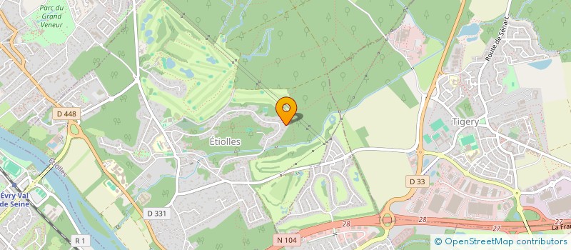 localisation de l'entreprise VINGT-NEUF ETOILES  ETIOLLES