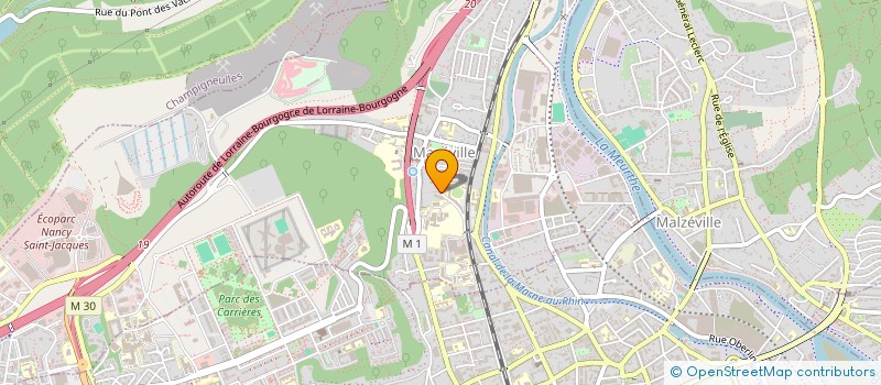 localisation de l'entreprise VINGT QUATRE RUE PATTON  MAXEVILLE