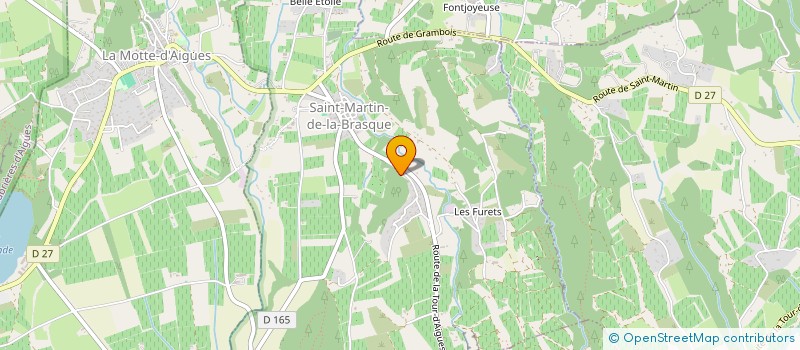 localisation de l'entreprise VINGT QUATRE VINGT à SAINT-MARTIN-DE-LA-BRASQUE
