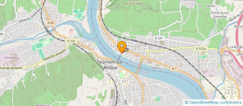 localisation de l'entreprise VINGT SIX - 26  TAIN-L'HERMITAGE