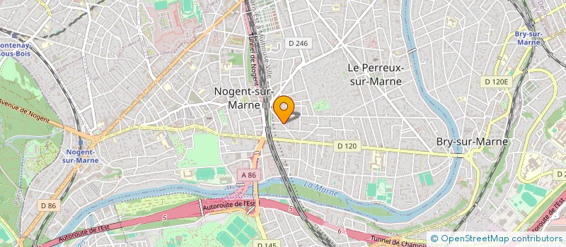 localisation de l'entreprise VINGT-SIX (26)  LE PERREUX-SUR-MARNE