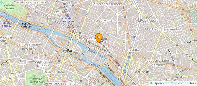 localisation de l'entreprise VINGT VINS D'ART  PARIS