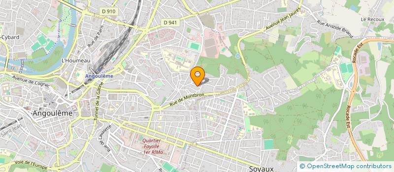 localisation de l'entreprise VINGT4 à ANGOULEME