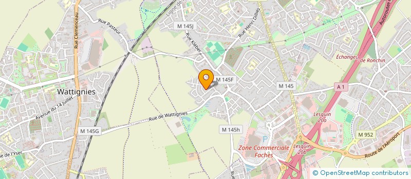 localisation de l'entreprise VINGTIEME SIECLE  FACHES-THUMESNIL