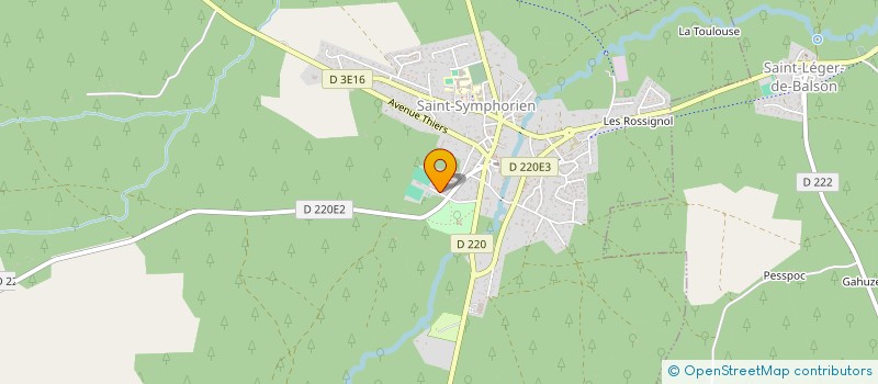 localisation de l'entreprise VINH TAO  SAINT-SYMPHORIEN