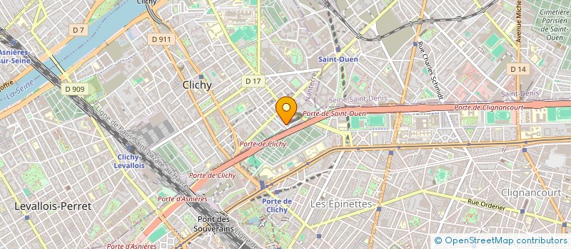 localisation de l'entreprise VINHOLD à CLICHY