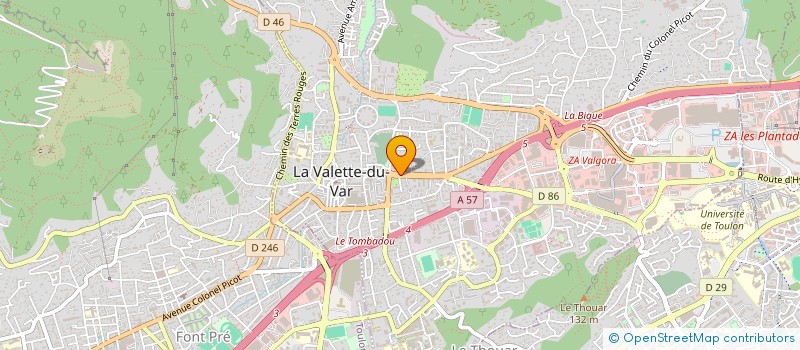 localisation de l'entreprise VINI à LA VALETTE-DU-VAR