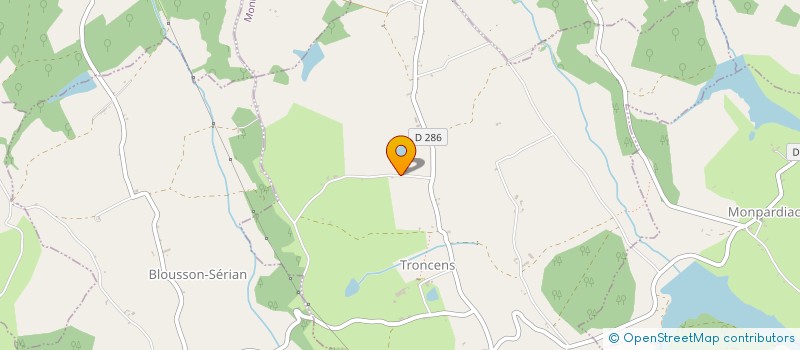 localisation de l'entreprise VINI  TRONCENS