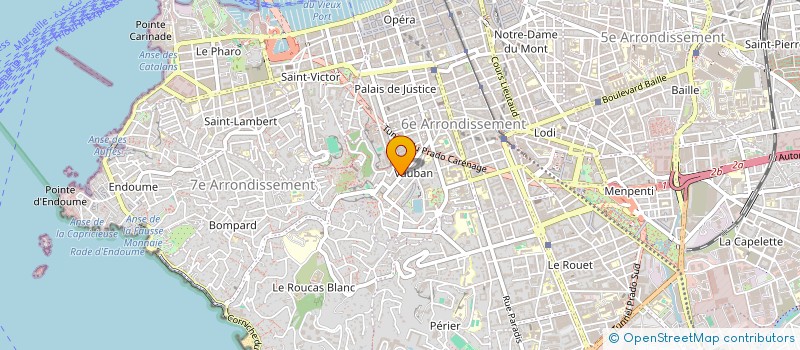 localisation de l'entreprise VINI  MARSEILLE