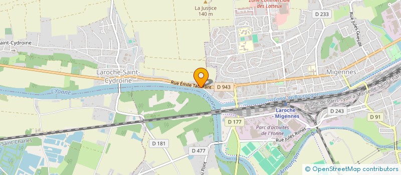 localisation de l'entreprise VINI ASSOCIES  LAROCHE-SAINT-CYDROINE