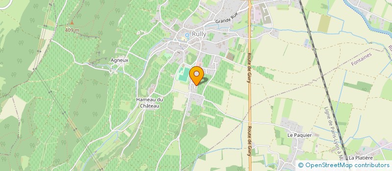 localisation de l'entreprise VINI CONSEIL  RULLY