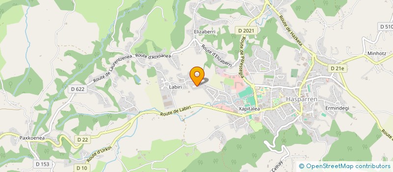 localisation de l'entreprise VINI ESTATE à HASPARREN