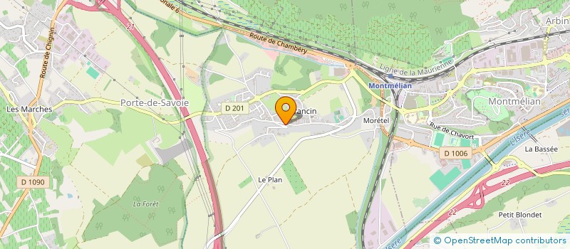 localisation de l'entreprise VINI EXPRESS  PORTE-DE-SAVOIE