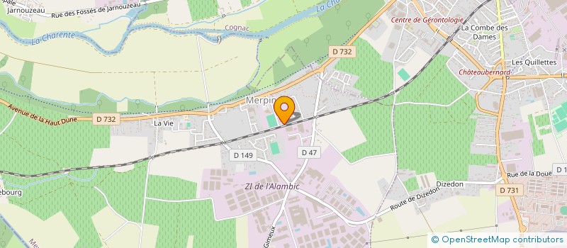 localisation de l'entreprise VINI LANGUEDOC à MERPINS