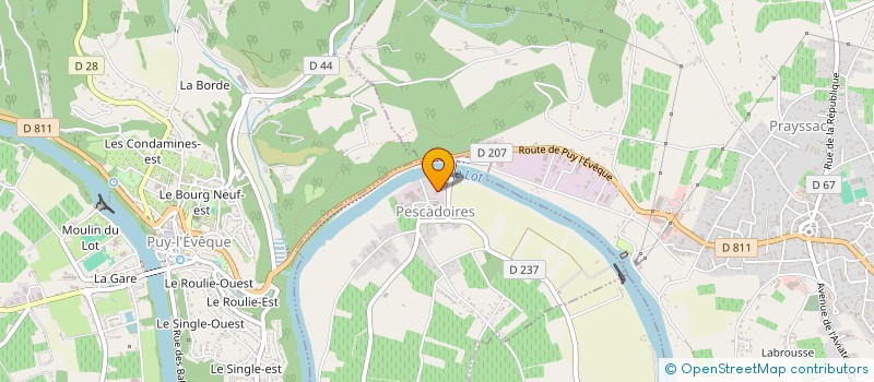 localisation de l'entreprise VINI'LOT  PESCADOIRES