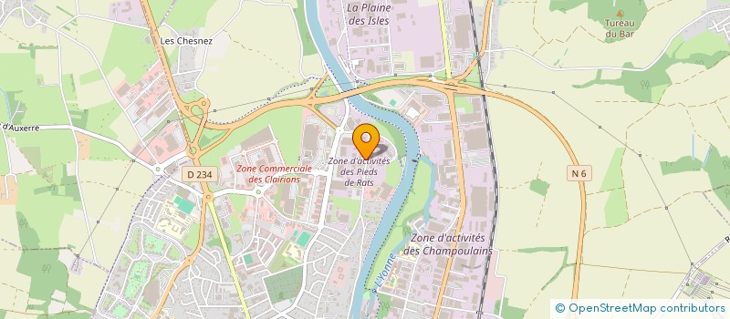 localisation de l'entreprise VINI SPIRI BEER  AUXERRE