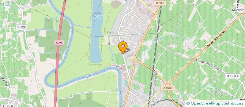 localisation de l'entreprise VINI VITIS PRO  LIBOURNE