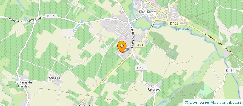 localisation de l'entreprise VINIBULLES à BELLEVIGNE-EN-LAYON
