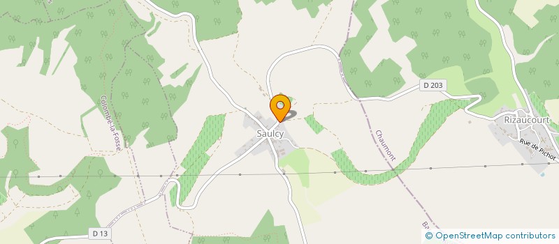localisation de l'entreprise VINICASS à SAULCY