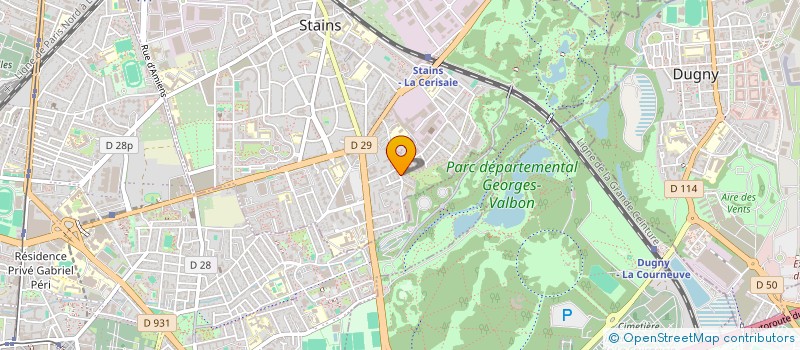 localisation de l'entreprise VINICY à STAINS
