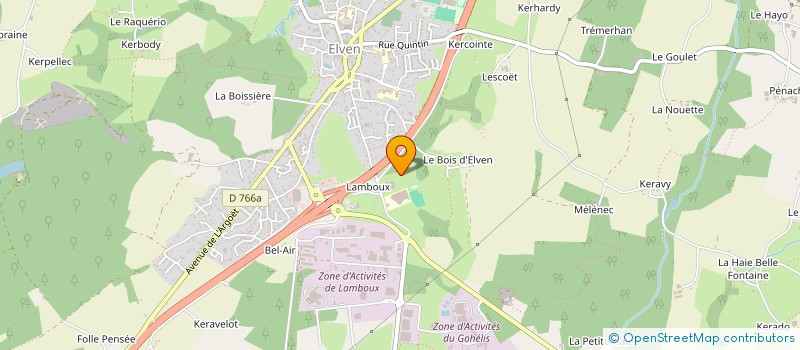 localisation de l'entreprise VINIE FIT  ELVEN