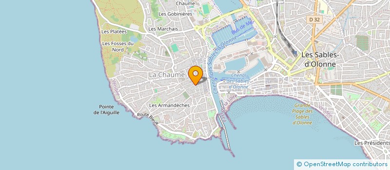 localisation de l'entreprise VINIECLO à LES SABLES D'OLONNE