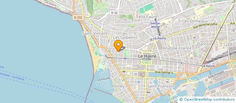 localisation de l'entreprise VINIFERA à LE HAVRE