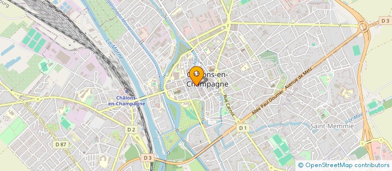 localisation de l'entreprise VINIFIA à CHALONS-EN-CHAMPAGNE