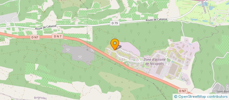 localisation de l'entreprise VINIFROID à BRIGNOLES