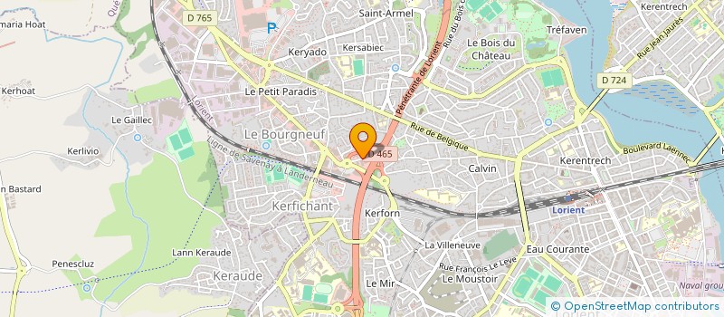 localisation de l'entreprise VINIGUSTO à LORIENT