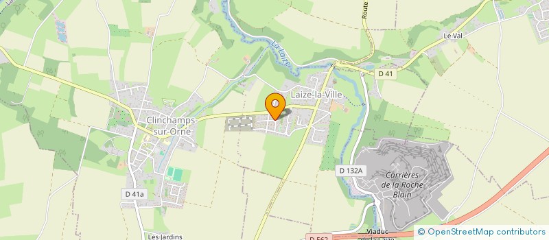 localisation de l'entreprise VINIKEYS RECORDS  LAIZE-CLINCHAMPS