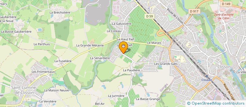 localisation de l'entreprise VINILIBRE  GORGES