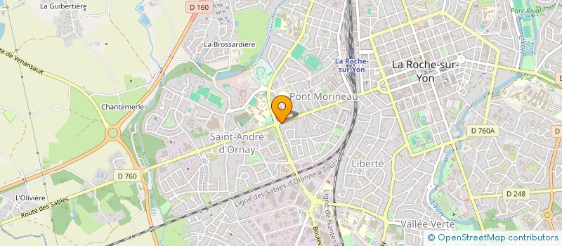 localisation de l'entreprise VINIMAGCLEAN à LA ROCHE-SUR-YON