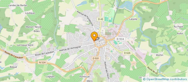 localisation de l'entreprise VINIMAGNAC  EAUZE