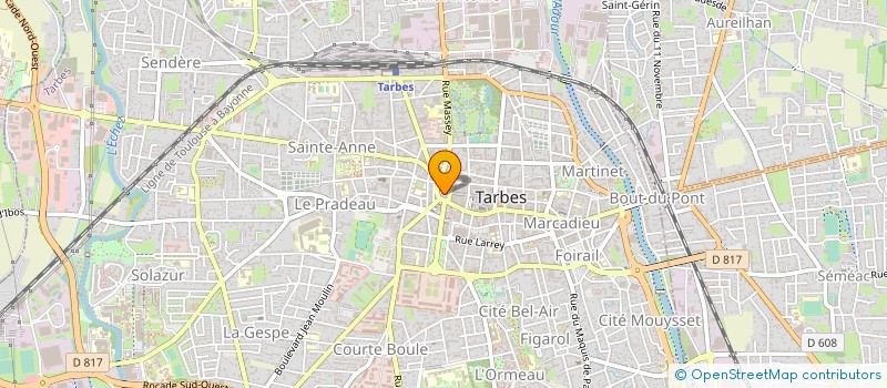 localisation de l'entreprise VINIMAT  TARBES