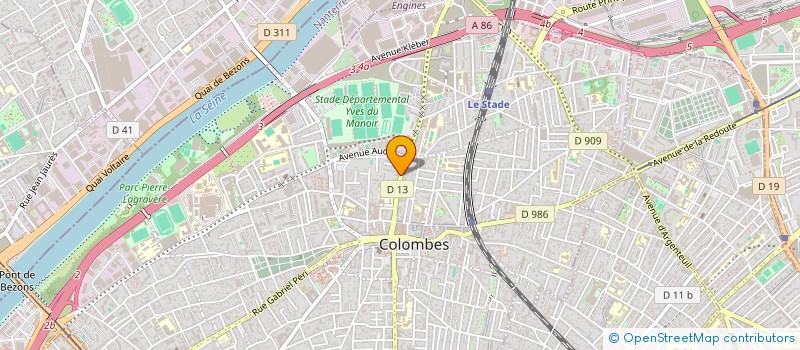 localisation de l'entreprise VINIPIRIYA à COLOMBES