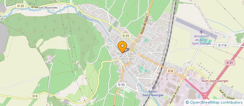 localisation de l'entreprise VINIPROTEK à NUITS-SAINT-GEORGES