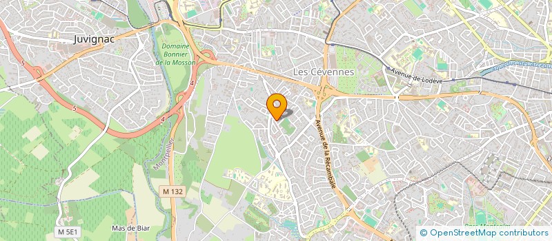 localisation de l'entreprise VINISA à MONTPELLIER