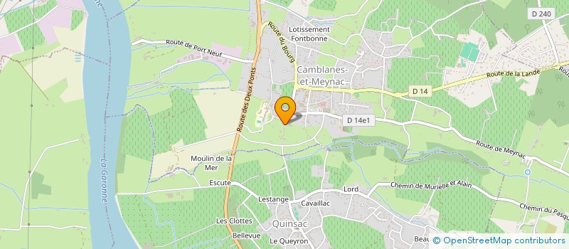 localisation de l'entreprise VINISA  BELLEVIGNE-LES-CHATEAUX