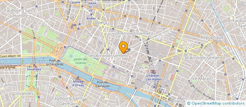 localisation de l'entreprise VINISAT à PARIS