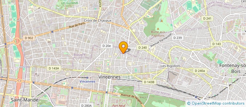 localisation de l'entreprise VINISCHOOL à VINCENNES
