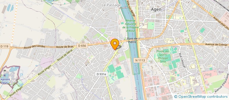 localisation de l'entreprise VINISSIM'O  LE PASSAGE