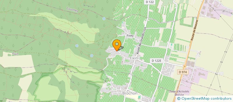 localisation de l'entreprise VINISSIME WINES SAS  FIXIN