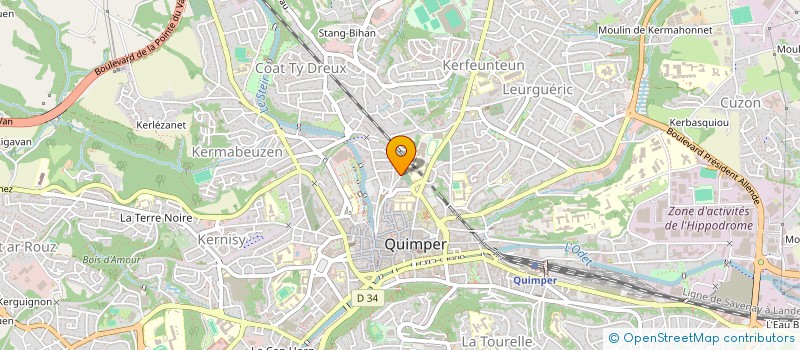 localisation de l'entreprise VINISTERE  QUIMPER