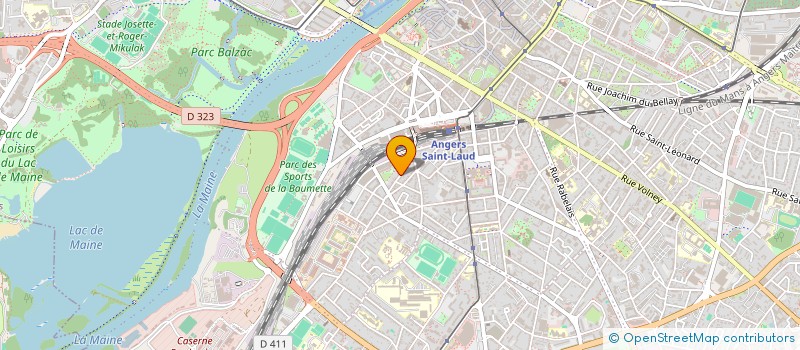 localisation de l'entreprise VINISTYLES à ANGERS