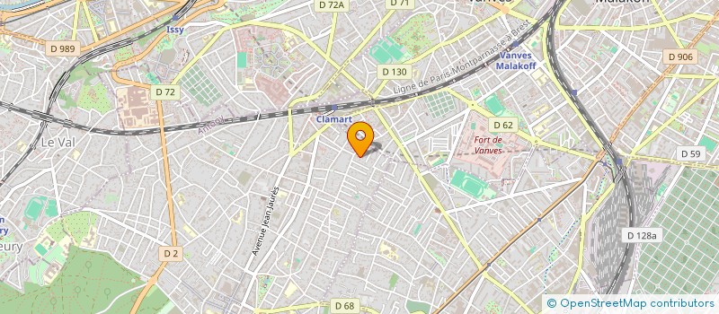 localisation de l'entreprise VINIUSVIP à CLAMART