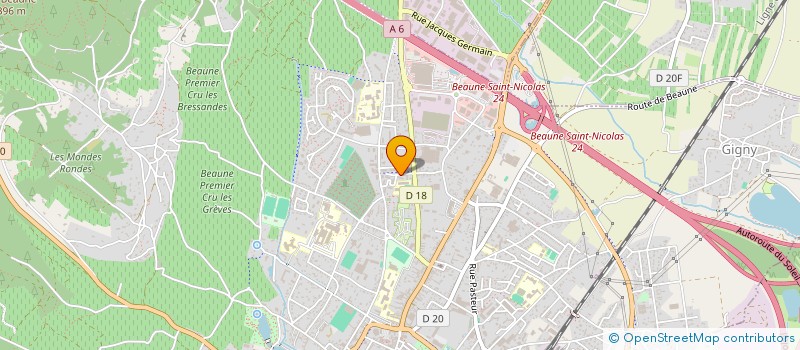 localisation de l'entreprise VINIVET à BEAUNE
