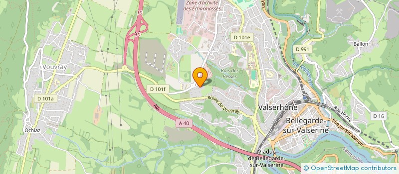 localisation de l'entreprise VINJERAC à VALSERHONE