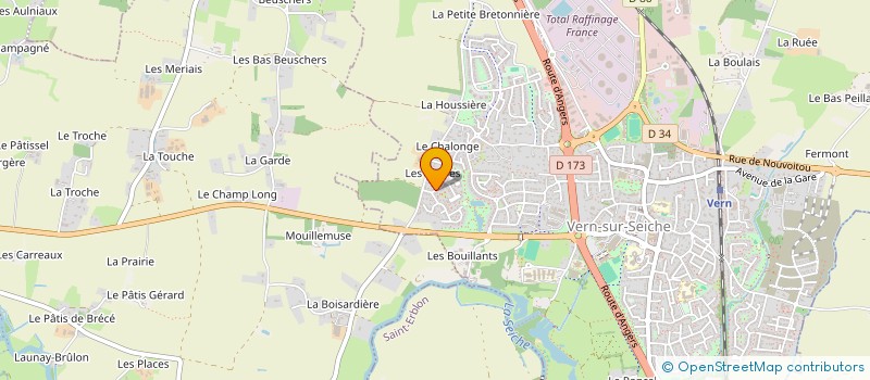 localisation de l'entreprise VINLUCE  VERN-SUR-SEICHE