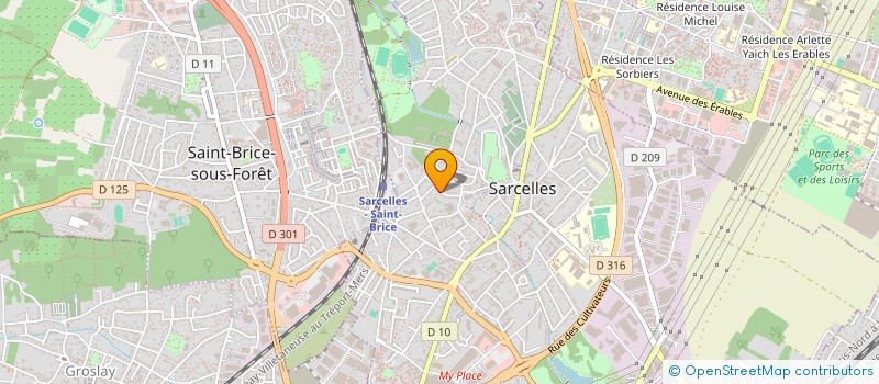 localisation de l'entreprise VINNY DU VIN ET DES IDEES  SARCELLES